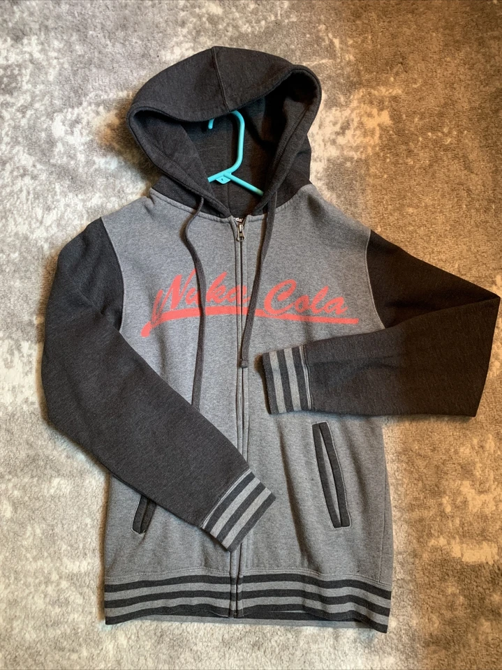 RARE Fallout 3 Limited Edition Nuka Cola Hoodie Size SMALL Bethesda Full-Zip - Image 1 of 4