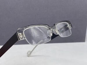 Eyeglasses Frames Woman Gray Square Half-Rim Partage France NP:232€ - Picture 1 of 13