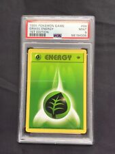 Pokemon: Base Set 1st Edition Common: Grass Energy 99/102 PSA 9
