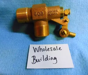 ROBERT MANUFACTURING FLOAT VALVE 1" MALE NPT, R400 SERIES, R400-1, RED BRASS - Picture 1 of 6