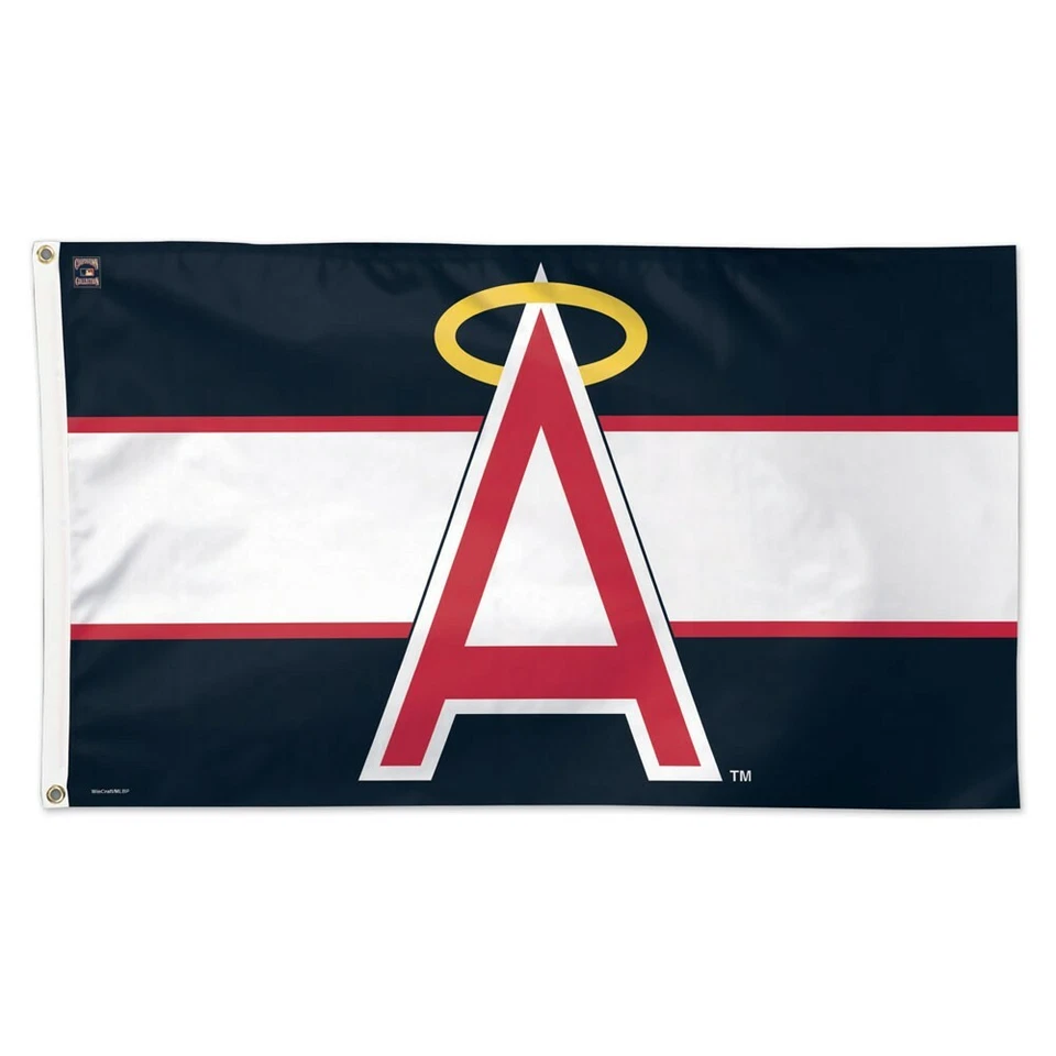 LOS ANGELES ANGELS COOPERSTOWN COLLECTION 3'X5' DELUXE FLAG NEW WINCRAFT 😇 - Image 1 of 1