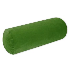Mf39g Bud Green Soft Microfiber Velvet Bolster CASE Yoga Neck Roll COVER Size - Picture 1 of 5