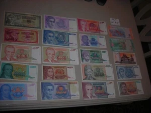 AUSLÄNDISCHES PAPIERGELD WELTWÄHRUNG 5 MILLIONEN,5000,10000,50,5 Scheine,20 Stück Lot - Bild 1 von 7