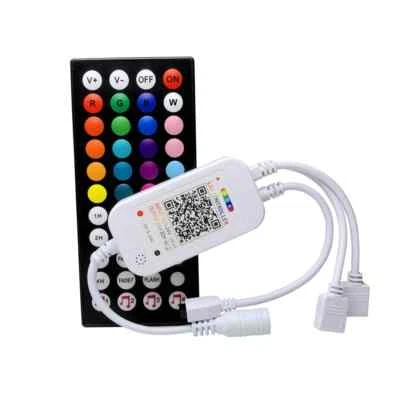 RGB Controller For RGB 5V 12V 24V Led Strip Neon Light Tape with 40Key IR Remote