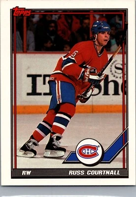 1991-92 Topps Hockey - #119 Russ Courtnall - Image 1 of 2