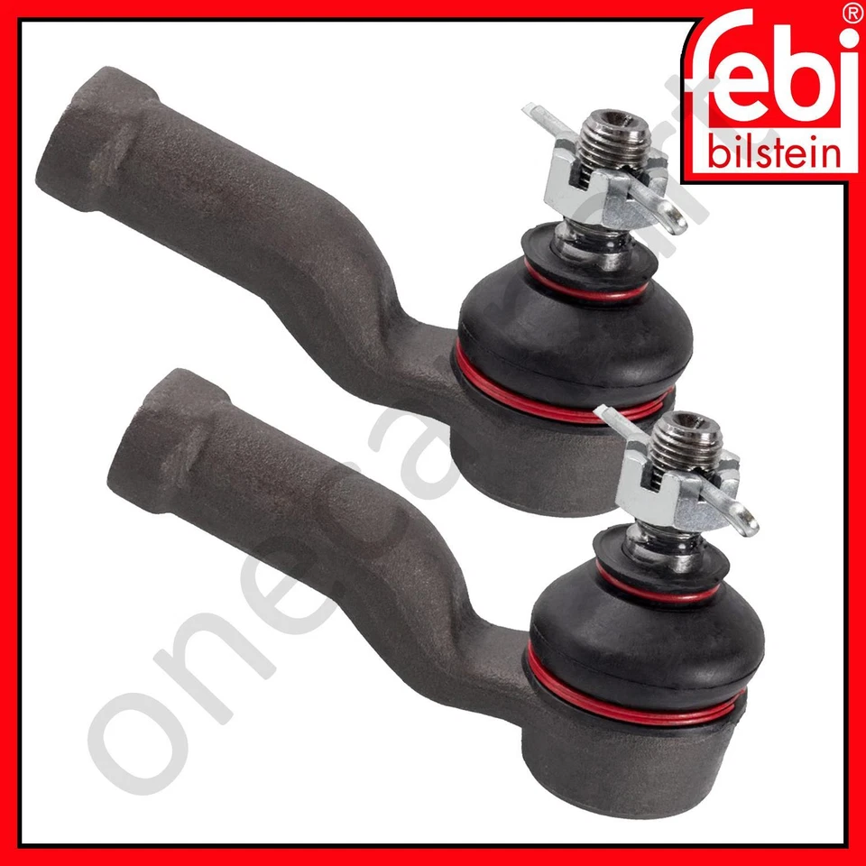Front Tie Rod End x2 with Castle Nuts and Cotter Pins For Mazda MX-5 + Roadster - image 1 of 4