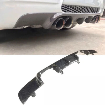 Carbon Fiber Rear Bumper Diffuser Lower Lip For BMW 3 Series E90 M3 2005-2011 - Imagem 1 de 4