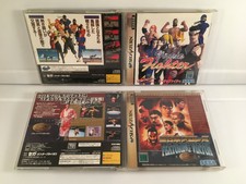 JAPAN Versions Sega Saturn set VIRTUA FIGHTER+FIRE PRO WRESTLING Ft. Virtua