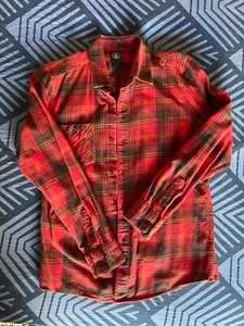 Camicia Volcom Rosso Indie Taglia M 100% Cotone - Foto 1 di 2