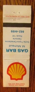 SHELL GAS STATION: GAS BAR M. MICHAUD (CACOUNA, QUEBEC) -K20 - Picture 1 of 1