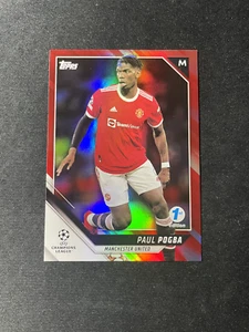 2021 Topps 1a Edizione Paul Pogba Rifrattore Lamina Rossa/5 - Foto 1 di 10
