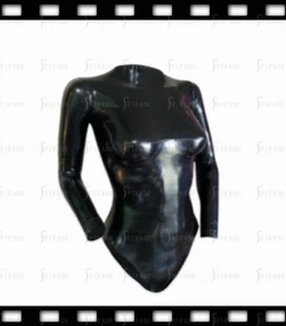 Sexy Vestidos Sexy Espalda Leotardo de Látex con Cremallera 3D Taza Ajustada Personalizada J32 - Imagen 1 de 4