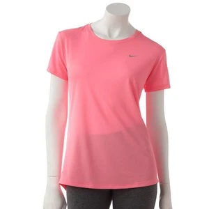 NEW Nike Challenger Dri-FIT Performance Mesh Short Sleeve Top Pink Small NWT - Picture 1 of 1