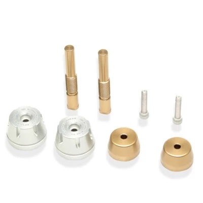 Motorcycle Aluminum Grips Handle Bar Cap End Plugs CNC For BMW R NINE T (silvery - Image 1 of 4