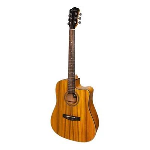 Martinez '41 Series' Dreadnought Cutaway Acoustic-Electric Guitar (Koa) - Picture 1 of 1