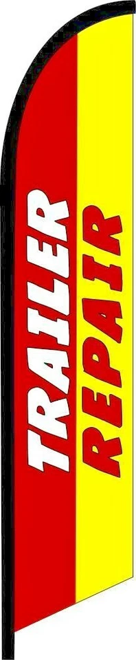 REPARACIÓN DE REMOLQUE Pluma Swooper Flutter Bandera Bandera vertical Foto 1 de 1