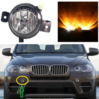 Right Side For BMW X5 E70 2011 2012 2013 2014 Front Fog Lamp Light With Bulb Foto 1 de 4