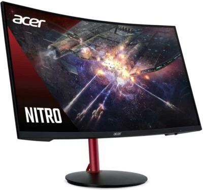 Acer Nitro 27" Curved Zero Frame HD Gaming Monitor AMD Radeon FreeSync 165Hz - Image 1 of 4