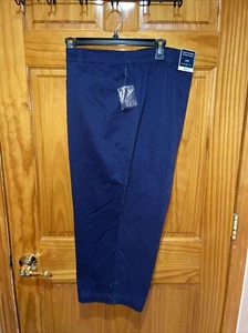 NWT Women's Karen Scott Blue Capri Pants Tummy Control Comfort Waist Size 22X21 - Picture 1 of 5