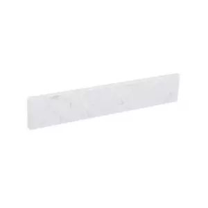 YASINU Bathroom Vanity Top Backsplash 60" Cultured Marble Simple + Elegant White - Picture 1 of 5