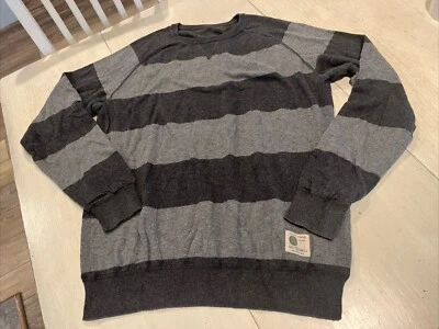 Suéter Reversible Vintage VANS Off The Wall Gris Talla TODOS Foto 1 de 4