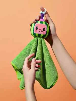 Toalla de mano bordada sandía niños toalla suave con capucha dibujos animados de cocomelón Foto 1 de 4