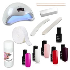 SET COMPLETE 6 Smalto Gel Semipermanente 12ml Germania LAMPADA - Abbinamento A