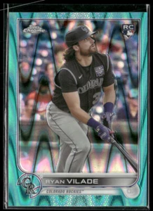 2022 Topps Chrome - Ryan Vilade #85 Aqua Wave Refractor /199 (RC) - Bild 1 von 2