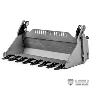 LESU 1/14 Openable Metal Bucket Parts for RC Hydraulic Loader AOUE MCL8 Model - Picture 1 of 8