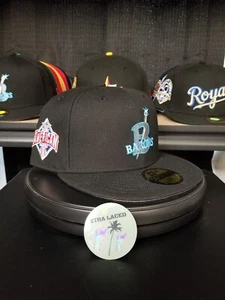 Exclusive New Era 59FIFTY Birmingham Black Barons Fitted Hat 7 3/4 - Picture 1 of 6
