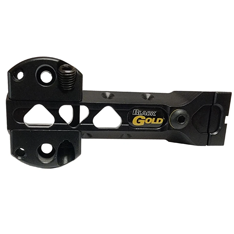 Barra y base cola de milano Mathews V3X 4" negro dorado con adaptador de mira de montaje ascendente 470 Foto 1 de 1