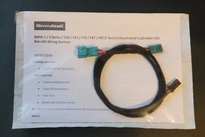 BMW 1 (F20) 2 Series (F22) / M2 (F87) Illuminated Cupholder LED Retrofit Cable - Picture 1 of 1