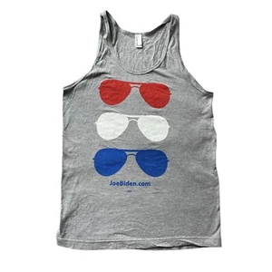 Joe Biden for President 2020 Tank Top Sunglasses Vote Blue Harris Made in USA - Picture 1 of 5