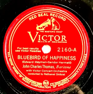 John Charles Thomas - The Last Time I Saw Paris / Bluebird Of Happiness - Record - Picture 1 of 4