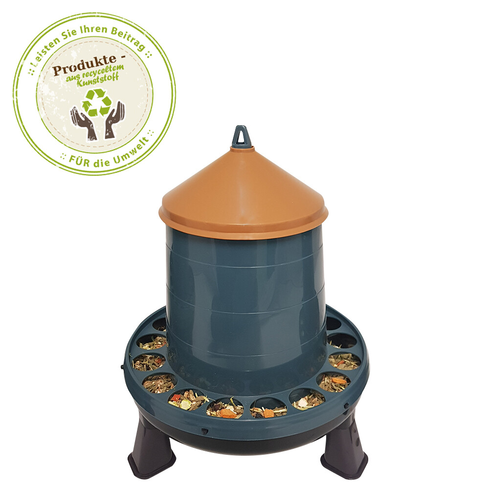 Spiral-Futterstation Für Hühner & Geflügel - 170mm Reduziert Futterverschwendung
