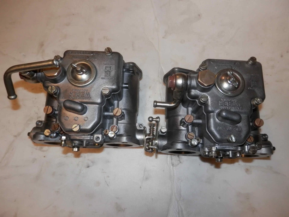 ALFA ROMEO 1300 WEBER 40 DCOE 28  CARBURETORS-A PAIR - Image 1 of 1