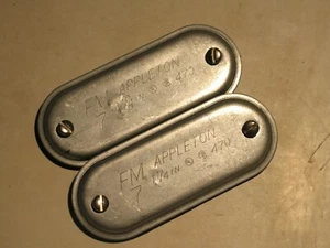 NUOVO 2PCS APPLETON FM7-470 COPERCHI PRESA CONDOTTO E GUARNIZIONE 1-1/4" CORPO FM7 P6401 - Foto 1 di 3