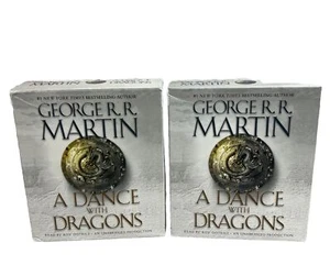 A Dance with Dragons Part 1 and 2 By Martin  (2011 38 Cds) - Picture 1 of 11