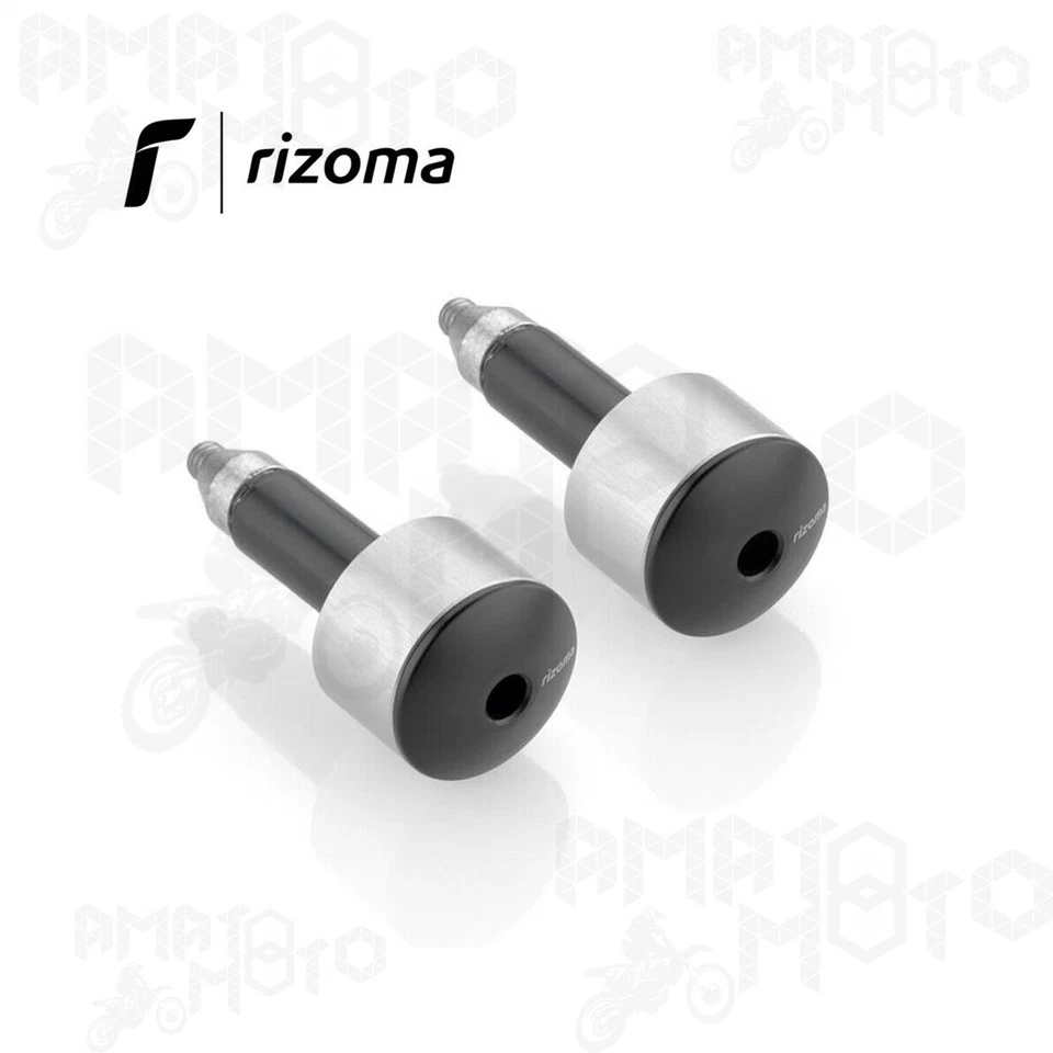 TERMINALI MANUBRIO MOTO UNIVERSALI RIZOMA PER MOTO E SCOOTER MA533A - Immagine 1 di 1