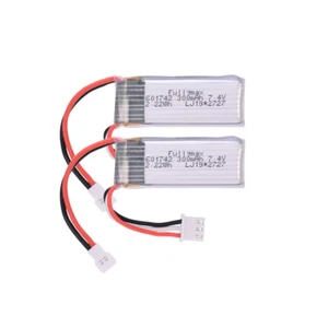 2pcsWLtoys RC Airplane Battery 7.4V 300mAh Battery for F959 Aircraft XK A800 - Picture 1 of 9