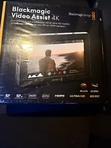 Blackmagic Design Video Assist 4K 7 inch HD Monitor Ultra New, Sealed - Picture 1 of 4