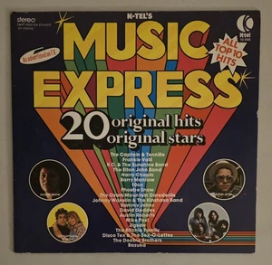 K-Tel Records  Music Express  Vinyl LP Record VG+  10cc  Elton John  Doobies  - Bild 1 von 2