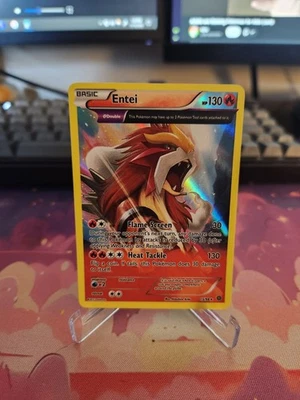 Entei Ancient Trait Holo - 15/98 X/Y Ancient Origins Holo LP - Image 1 of 2