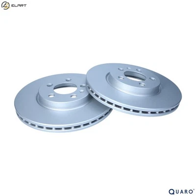 2x BRAKE DISC QD7688 FOR SKODA VW SEAT IBIZA/Mk ARONA/SUV AUDI A1/CITY/CARVER - Image 1 of 4