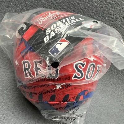 Rawlings Boston Red Sox 4" Softee Baseball With Tags - Image 1 of 4
