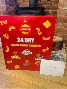 Walkers Crisps 24 Días Snacking Navidad Adviento Calendario 2025 Nuevo y Precintado - Imagen 1 de 4