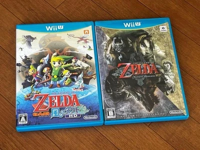 The Legend of Zelda The Wind Waker HD & Twilight Princess HD set Nintendo WIi U - Image 1 of 3