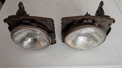 Mustang 1971 1972 1973 Faro Lámpara Cubo Carcasa Conjunto Par Piezas Ford Foto 1 de 4