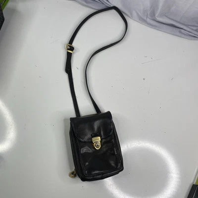 Perlina сумочки коричневый кожаный крест тела наплечная сумка молнии отделения - Изображение 1 из 4