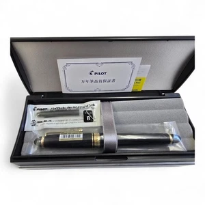Pilot Namiki CUSTOM743 Fountain Pen Black Soft Medium Nib FKK-3000R-B-SM NEW - Picture 1 of 4